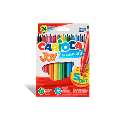 Retoladors Carioca Joy caixa 24 colors