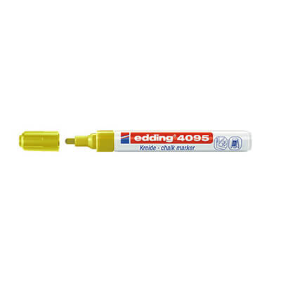 Marcador de tiza edding 4095 amarillo
