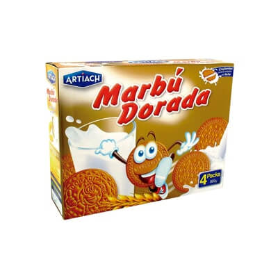 Caja galletas Marbú Dorada 600g