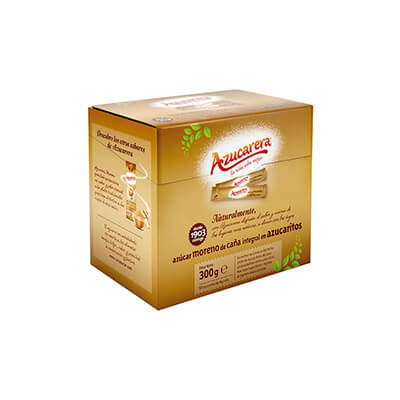 Caixa de 50 sobres sucre bru