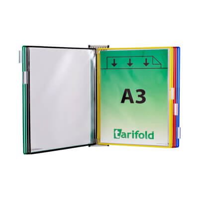 Classificador mural Tarifold A3+10 fundes variades