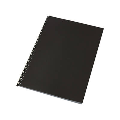 Tapa opaca negra A4 500 micras (100u)