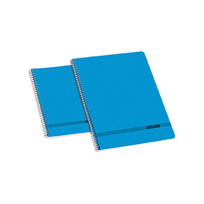 Quadern Enri Foli espiral C4 blau