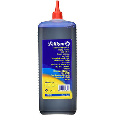 Tinta segellar Pelikan 1 llitre blava