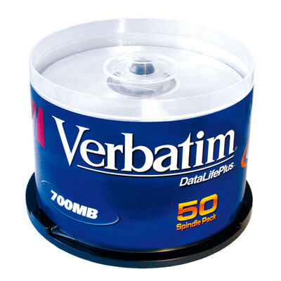 Bobina 50 CD-r 700 MB Verbatim imprimible