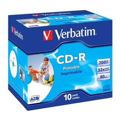 CD-r Verbatim 700mb datalife 52x pack 10ud