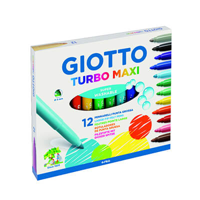 Estoig 12 retoladors Giotto turbo maxi