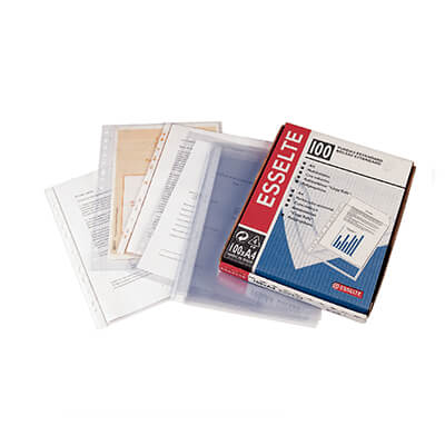 Funda Folio Esselte multitaladro PP (100u)