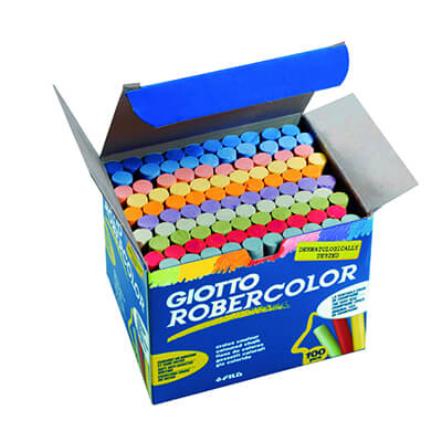Caixa de 100 guixos colors Robercolor