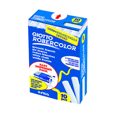 Caixa de 10 guixos blancs