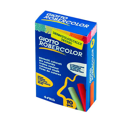 Caixa de 10 guixos colors surtits