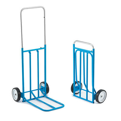 Carretilla de acero para paqueteria profesional