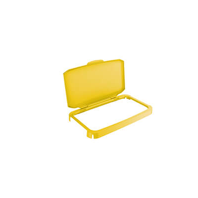 Tapa basculante amarillo contenedor Durabin 60