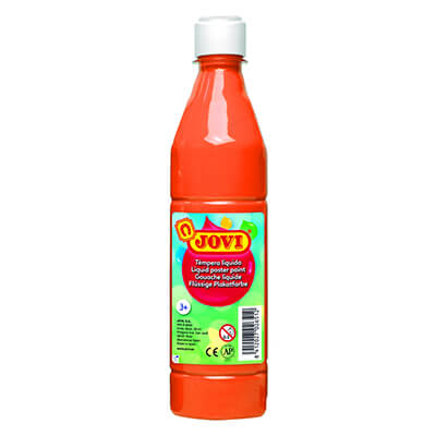 Témpera líquida Jovi 500ml naranja