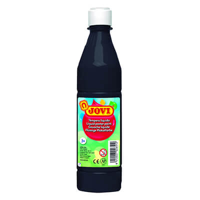 Témpera líquida Jovi 500ml negre