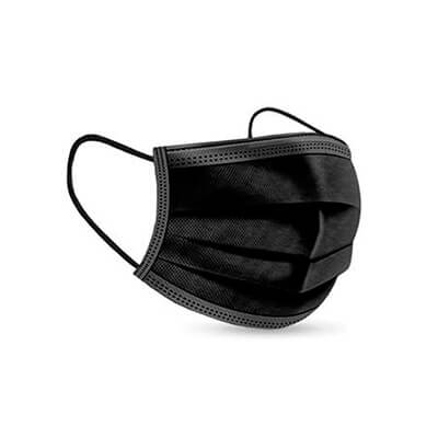 Mascareta quirúrgica IIR negre pack 50 unitats