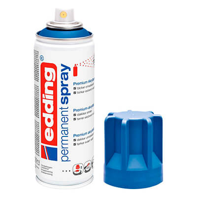 Aerosol permanente edding 5200 azul genciana mate