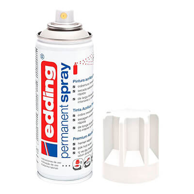 Aerosol permanente edding 5200 blanco tráfico mate