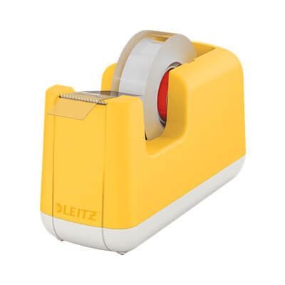 Dispensador cinta adhesiva Leitz Cosy amarillo