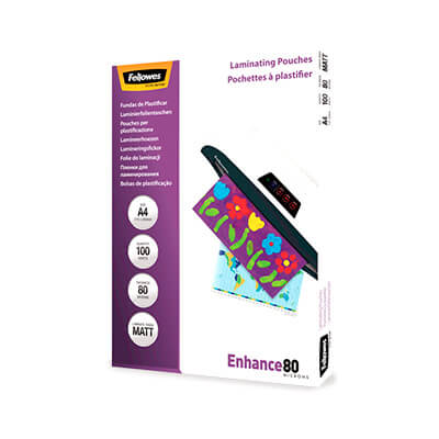 Pack 100 Fundes Plastificar Mate 80 micres A4