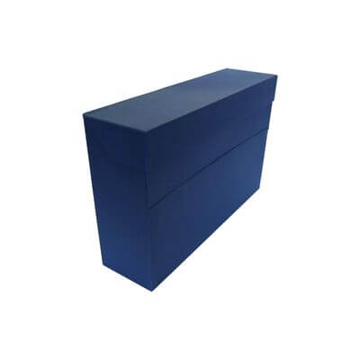 Caja transferencia resistente Elba 39×25cm azul