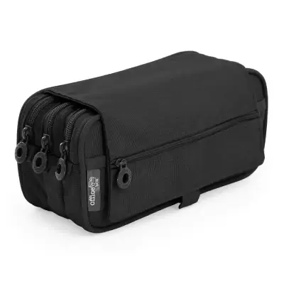 Estoig portatot triple OfficeBox negre
