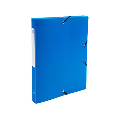Carpeta Exacompta A4 con gomas PP 25mm azul claro