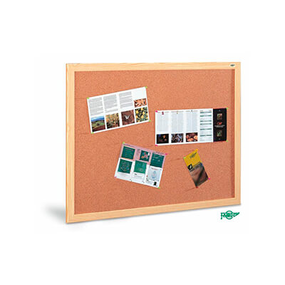 Tablero corcho marco madera 602 90x120cm