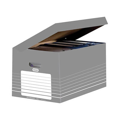 Caixa contenidora amb tapa integrada automontable