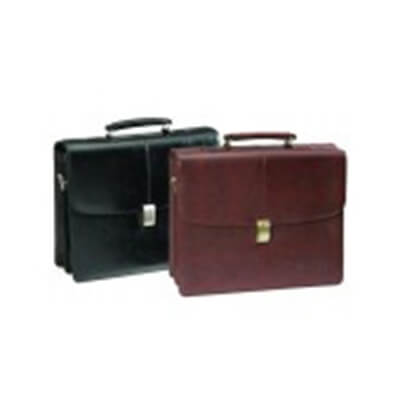 Cartera documents amb nansa camel marró