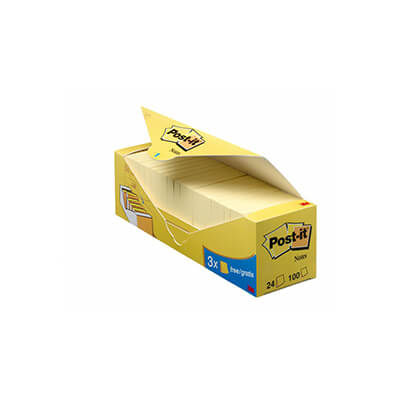 Pack ahorro 24 (3 gratis) blocs POST-IT® 76x76