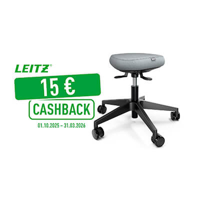 Tamboret Leitz Ergo Active amb rodes