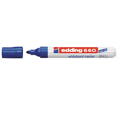 Retolador pissarra blanca edding 660 blau