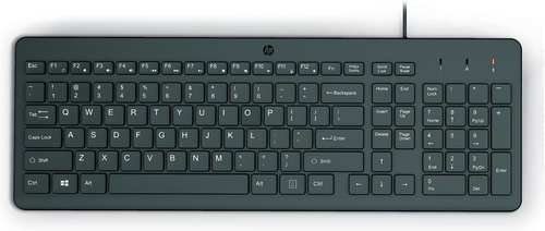 Teclado con cable USB HP 150