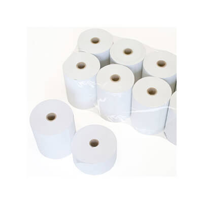 Rollos papel autocopiativos 75x65x12mm 23,6m kores