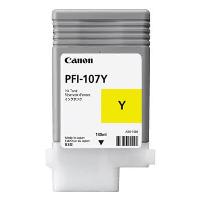 Cartucho Canon inkjet pfi-107y amarillo