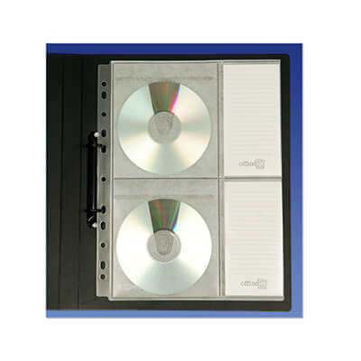 Pack 5 fundas para guardar 4 CDs