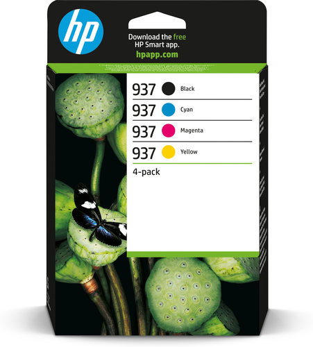 Cartutx de tinta original HP 937 pack 4 colors