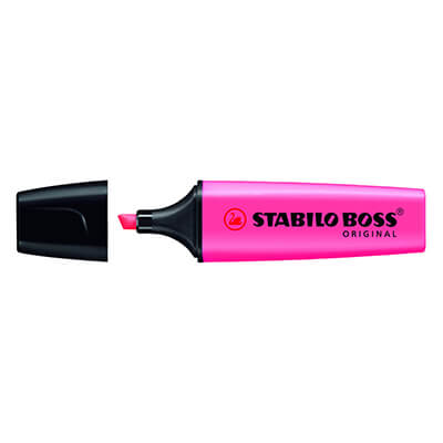 Marcador Stabilo Boss original rosa