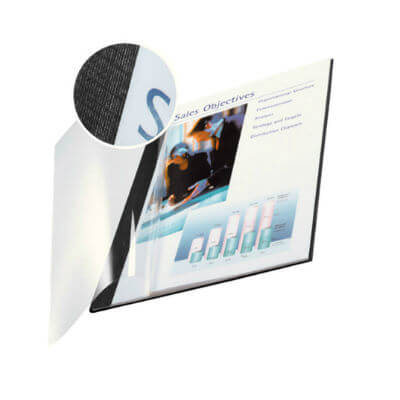 Pack 10 tapes Leitz flexible trans. 14mm negre