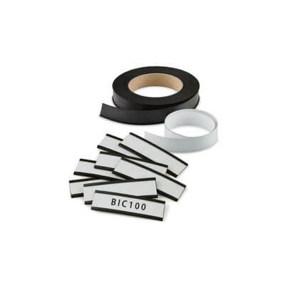 Bossa de 10 portaetiquetes magnètic 25mm