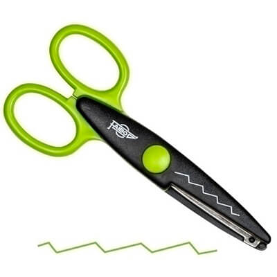 Tisores dentades Faibo Zig Zag 13 cm