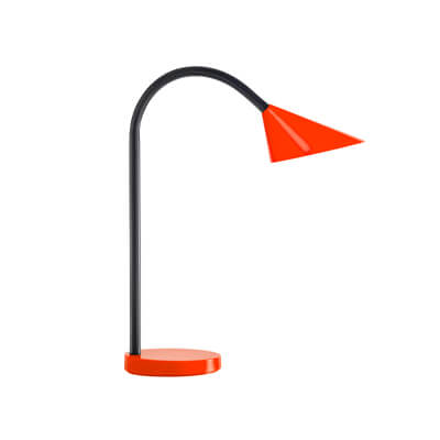 Làmpara led d´escriptori Unilux Sol vermell