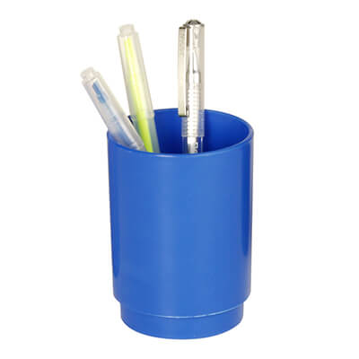 Cubilete portalápices azul 100x70