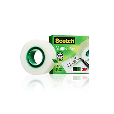 Cinta adhesiva Scotch® Magic 19mm x 33m