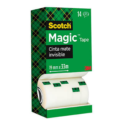 Pack ahorro cinta Scotch® Magic 12+2 gratis