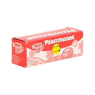 Caja 25 plastidecors amarillo Bic kids