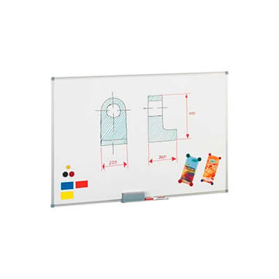 Pizarra blanca lacada Faibo 120x180