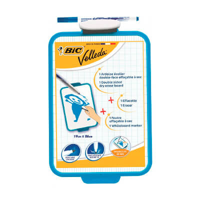 Pissarra Velleda 19x26amb retolador i esborrany