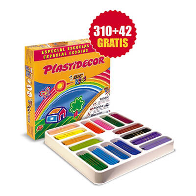 Caixa 352 plastidecors Bic kids